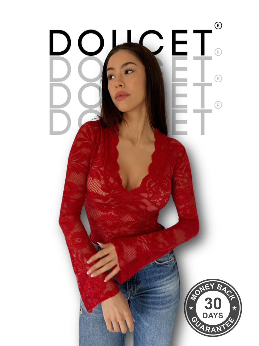 Lace Elegance Floral Top